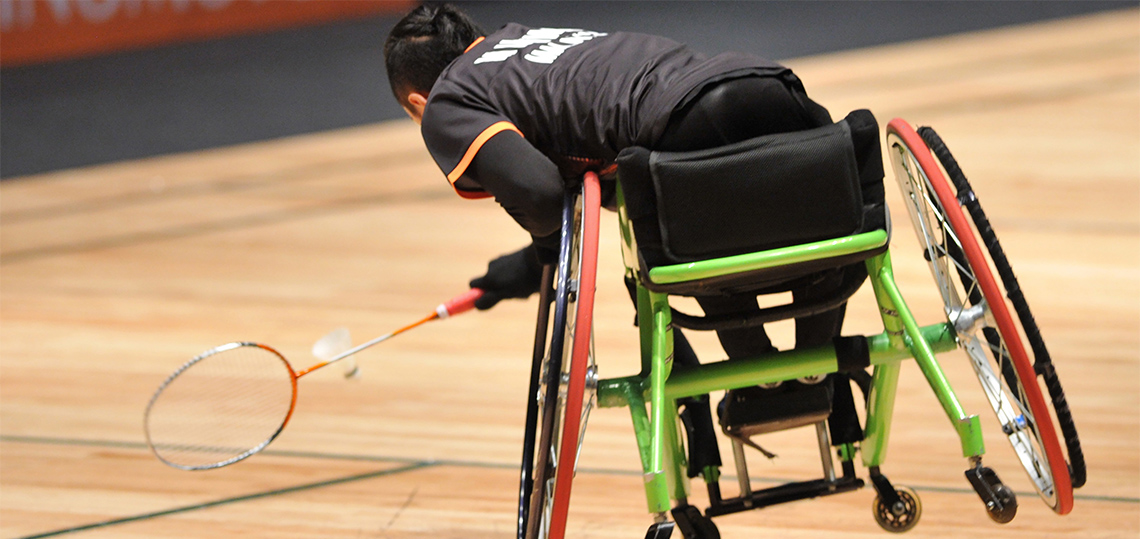 Badminton stock image