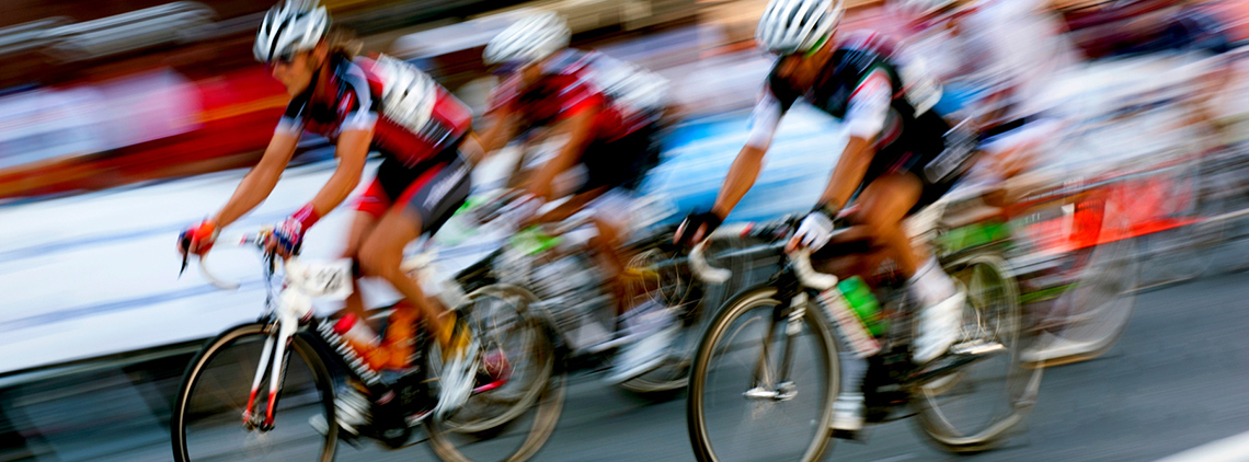 Cycling - Road stock image