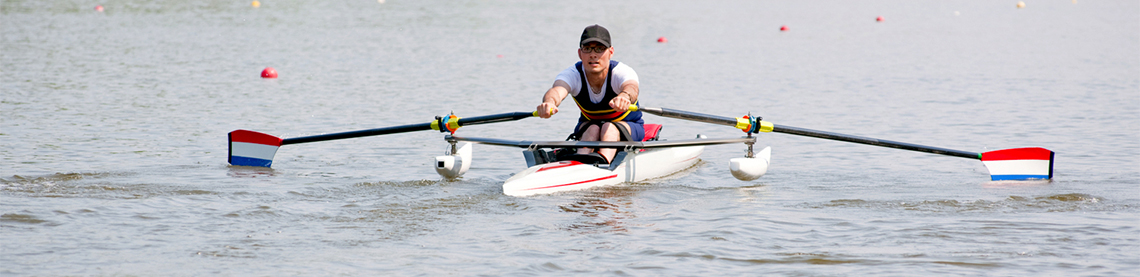 Rowing stock image