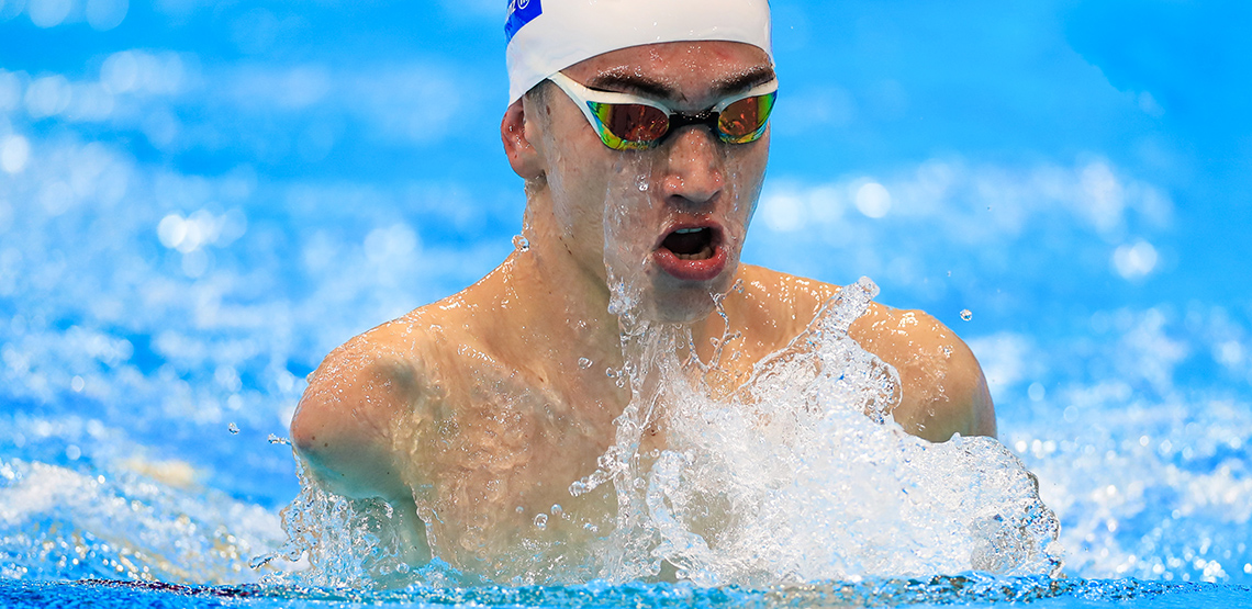 Swimming stock image