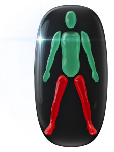 Movement in both legs affected to a high degree.