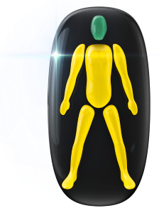 Movement or coordination mildly affected throughout the whole body.