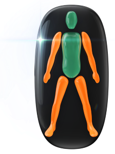 Movement or coordination affected in all four limbs to a moderate degree.