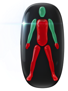 Movement affected to a high degree in the trunk, legs and hands.