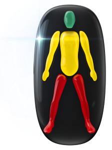Movement mildly affected in the trunk and arms and highly affected in the legs.
