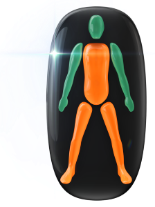 Movement and coordination moderately affected in the trunk and legs.