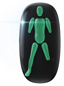 The absence of both forearms and one leg below the knee.
