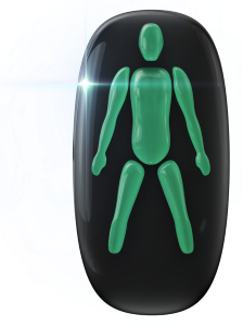 Absence of  both legs below the knee.